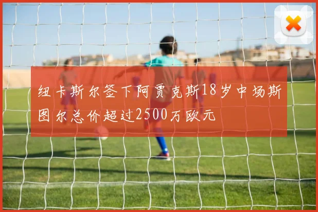 纽卡斯尔签下阿贾克斯18岁中场斯图尔总价超过2500万欧元